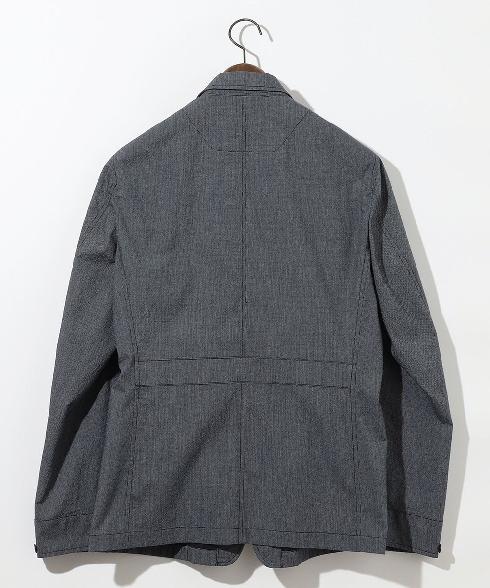 JOSEPH ABBOUD 夏ブルゾン【JAPANファブリック/清涼/軽量】ダブルワッシャーストレッチ ブルゾン 