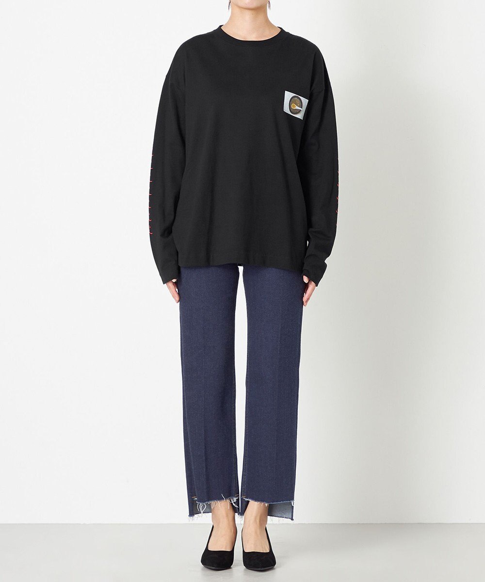 NAVE タブチ×NAVE プリント長袖Tシャツ 