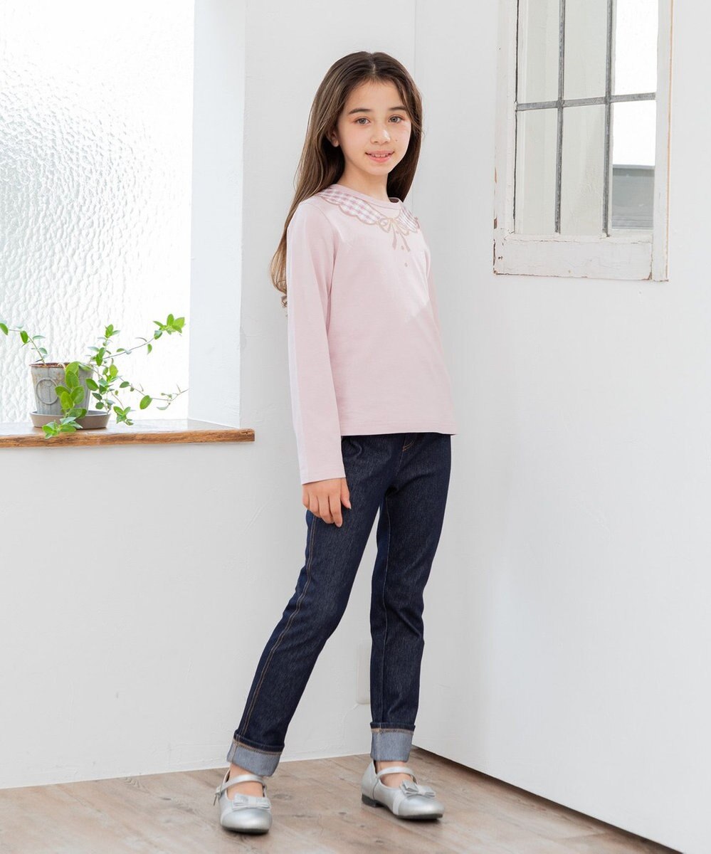 組曲 KIDS 【150-160㎝】トロンプルイユロン Tシャツ 