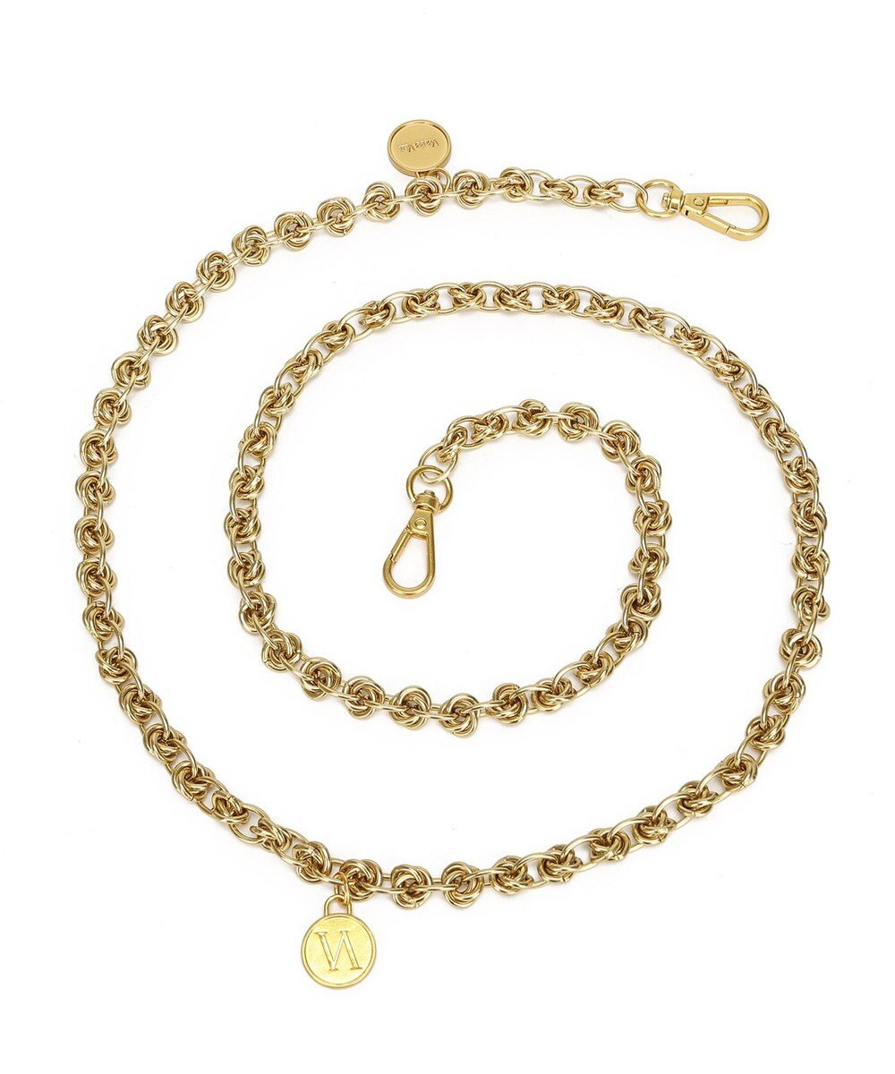 style code 【VerdeVari/ヴェルデヴァリ】コインパーツ付チェーンショルダーベルト 