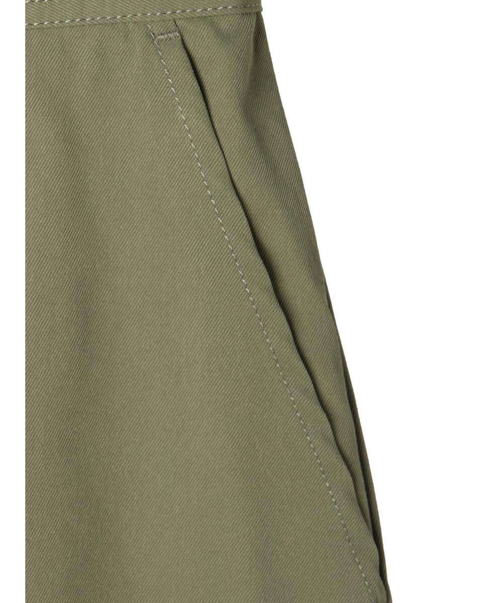 Green Parks フロントＺＩＰセミフレアスカート 