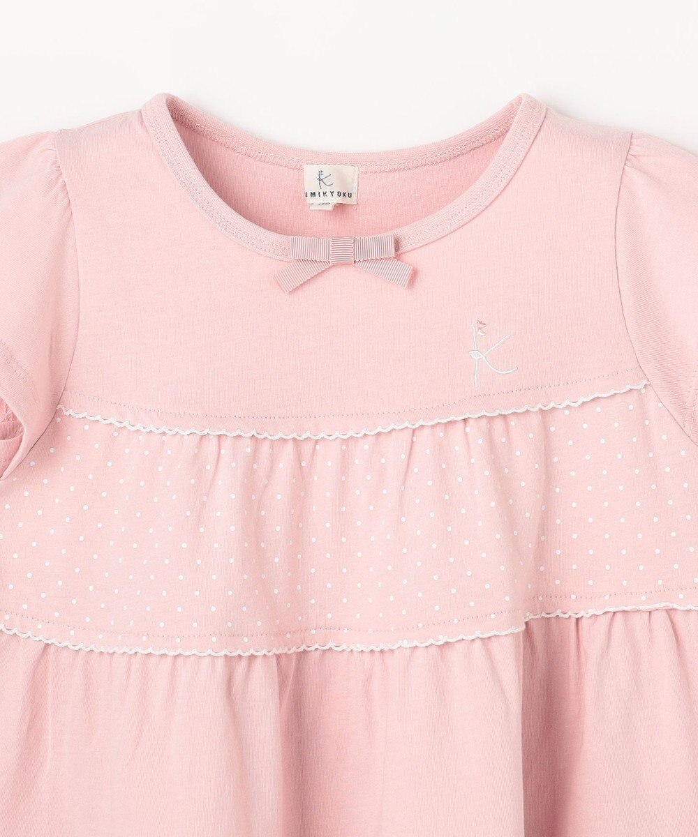 組曲 KIDS 【110-140㎝】 ドットティアードチュニック 