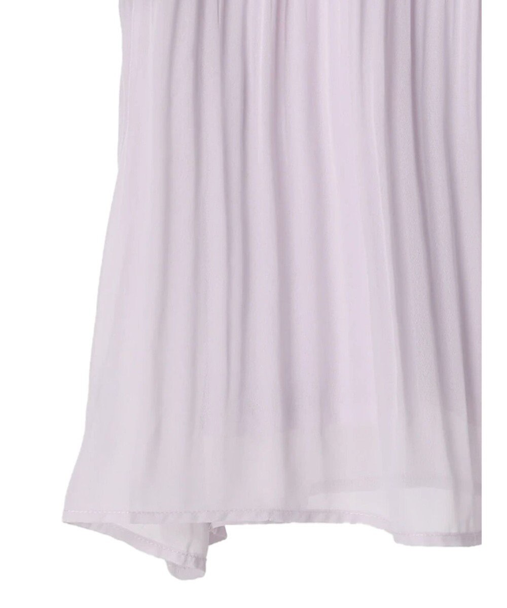 earth music&ecology マジョリカプリーツ半袖ブラウス 