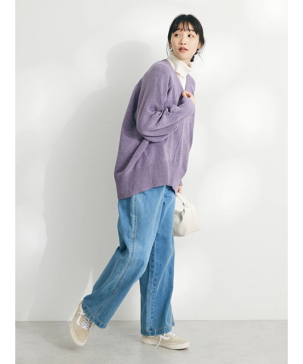 CRAFT STANDARD BOUTIQUE 洗えるコードモールＶネックプルオーバー 