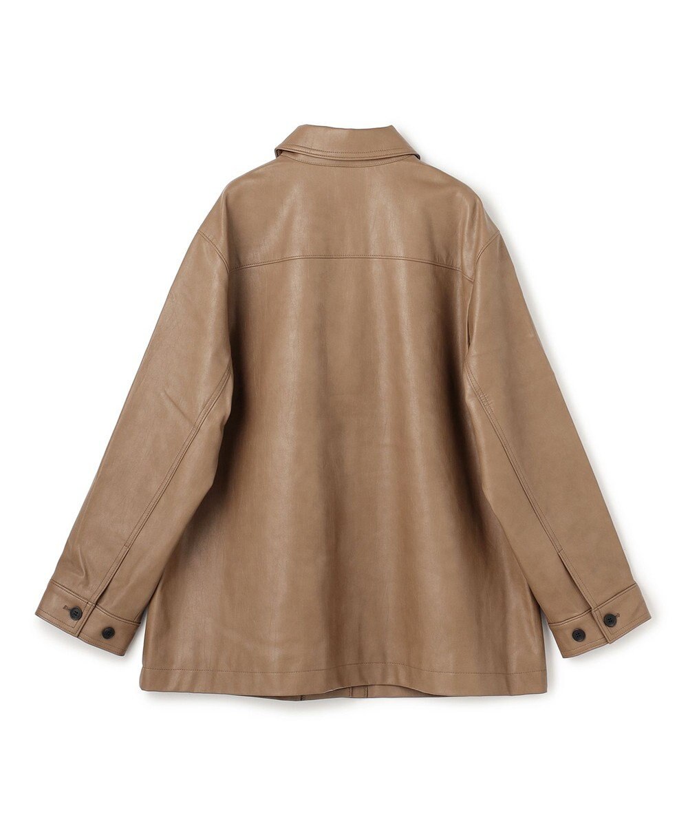UNFILO L 【洗える】フェイクレザー ジャケット 