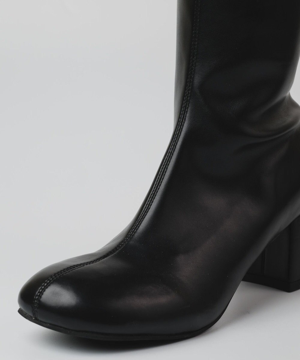 BONTRE 【PRECIEUX JOUET/プレシュウジュエ】オブリークジップロングブーツ 