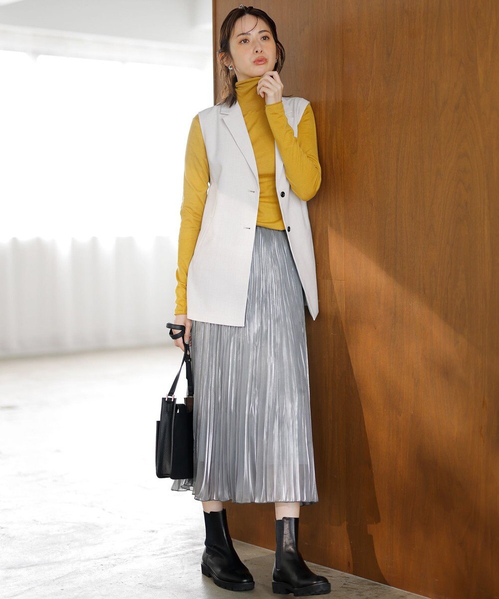 ANY SIS 【UVカット・接触冷感】ドライタッチクール ジレ 