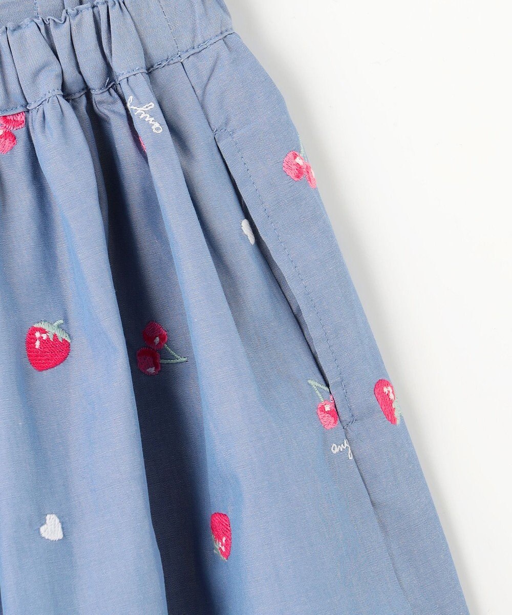 ANY KIDS 総柄刺繍 キュロット 