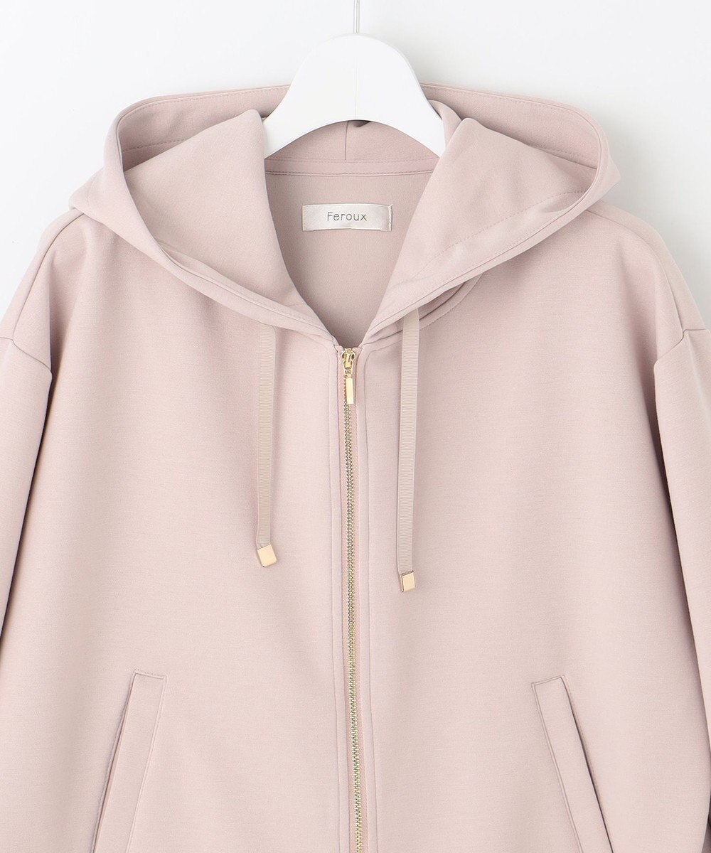 Feroux 【大好評につき新色登場！】バックフリルダンボール パーカー 