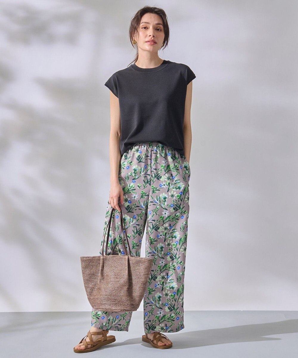 ANY 【洗濯機可】フレンチスリーブニットプルオーバー 