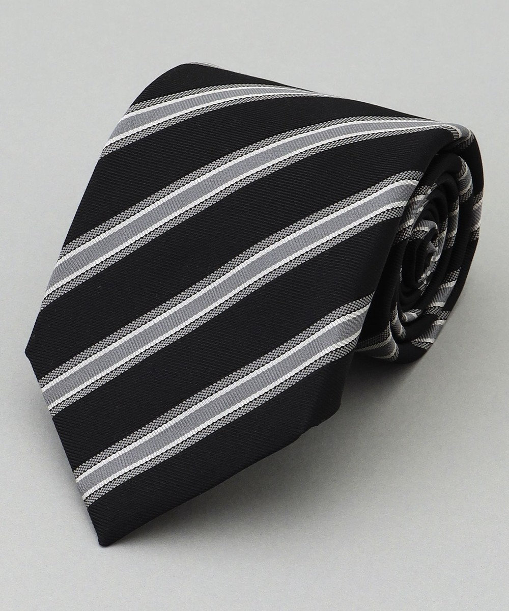 GOTAIRIKU  GOTAIRIKU別注【日本製】シルク ネクタイ_レジメンタル柄 