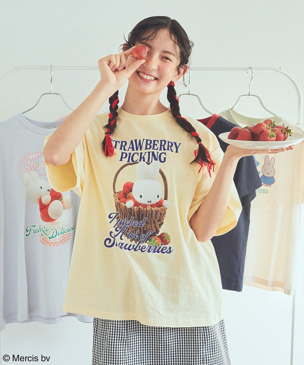 earth music&ecology ｍｉｆｆｙ／ｅａｒｔｈ　ｓｔｒａｗｂｅｒｒｙ　Ｔｅｅ 