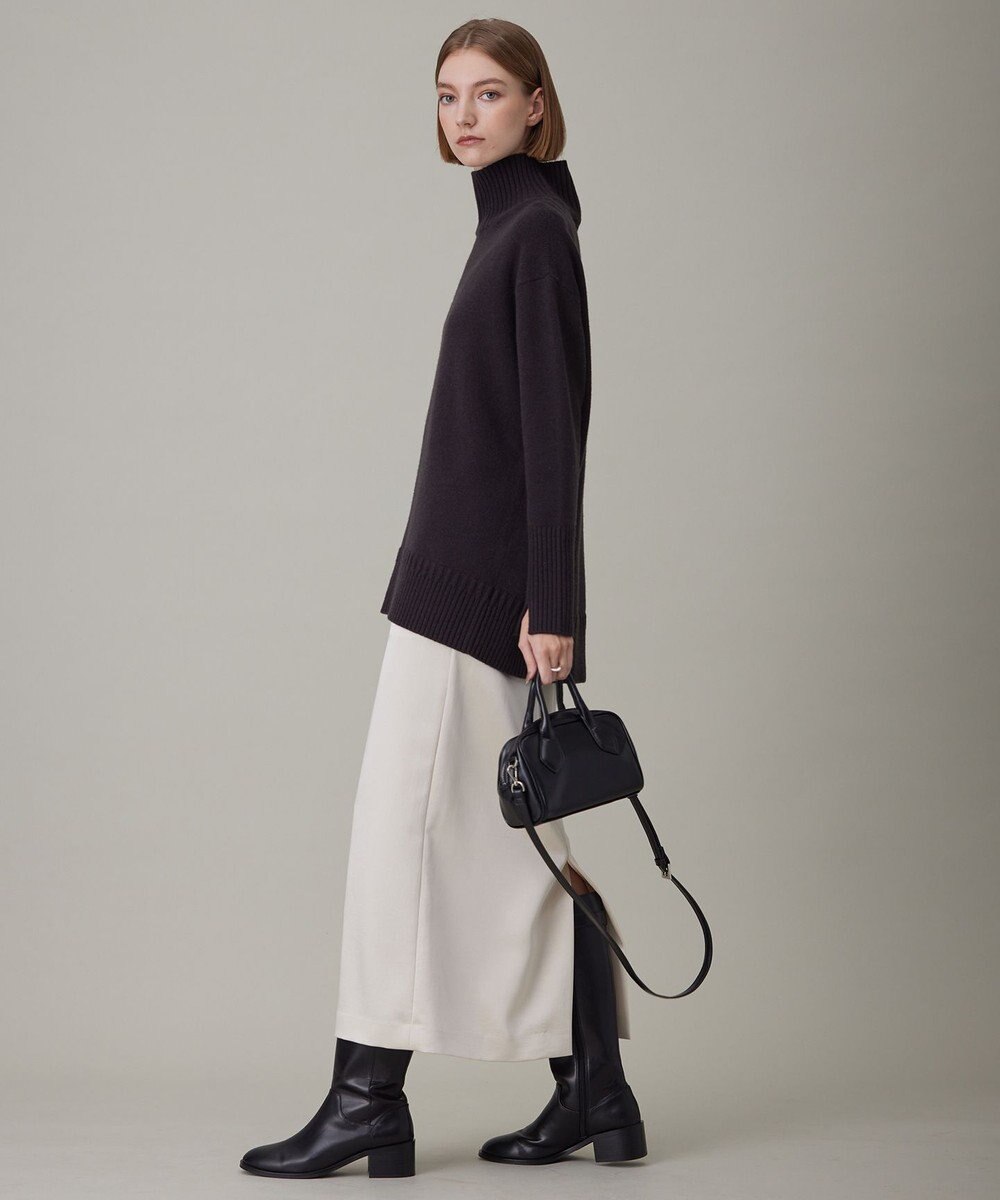 ICB 【新色追加・WEB限定カラーあり】 ソフトカシミヤミックス ハイネックニット 