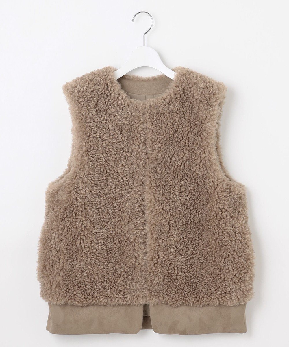 自由区 L 【SHIHOさん着用】カルガンラムエコファー ジレ 