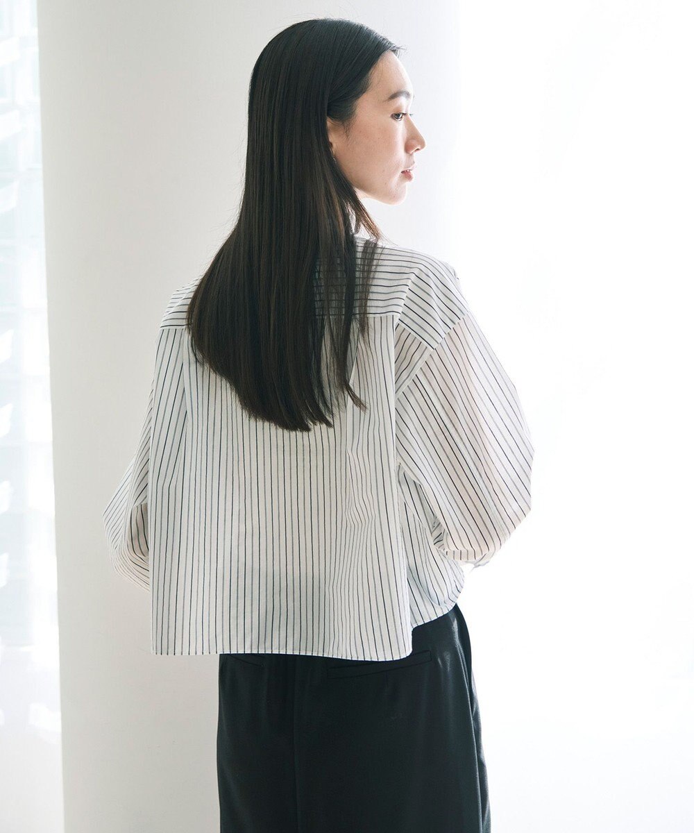 UNFILO シアークロップドシャツ 