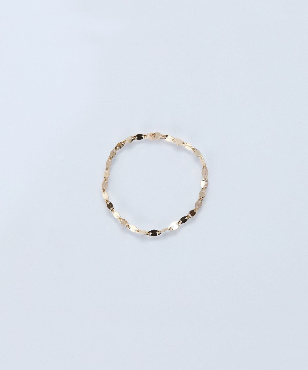 Phoebe 【K10】エクレアチェーンリング　ゴールド 3号/7号/11号/13号　BOX付き 