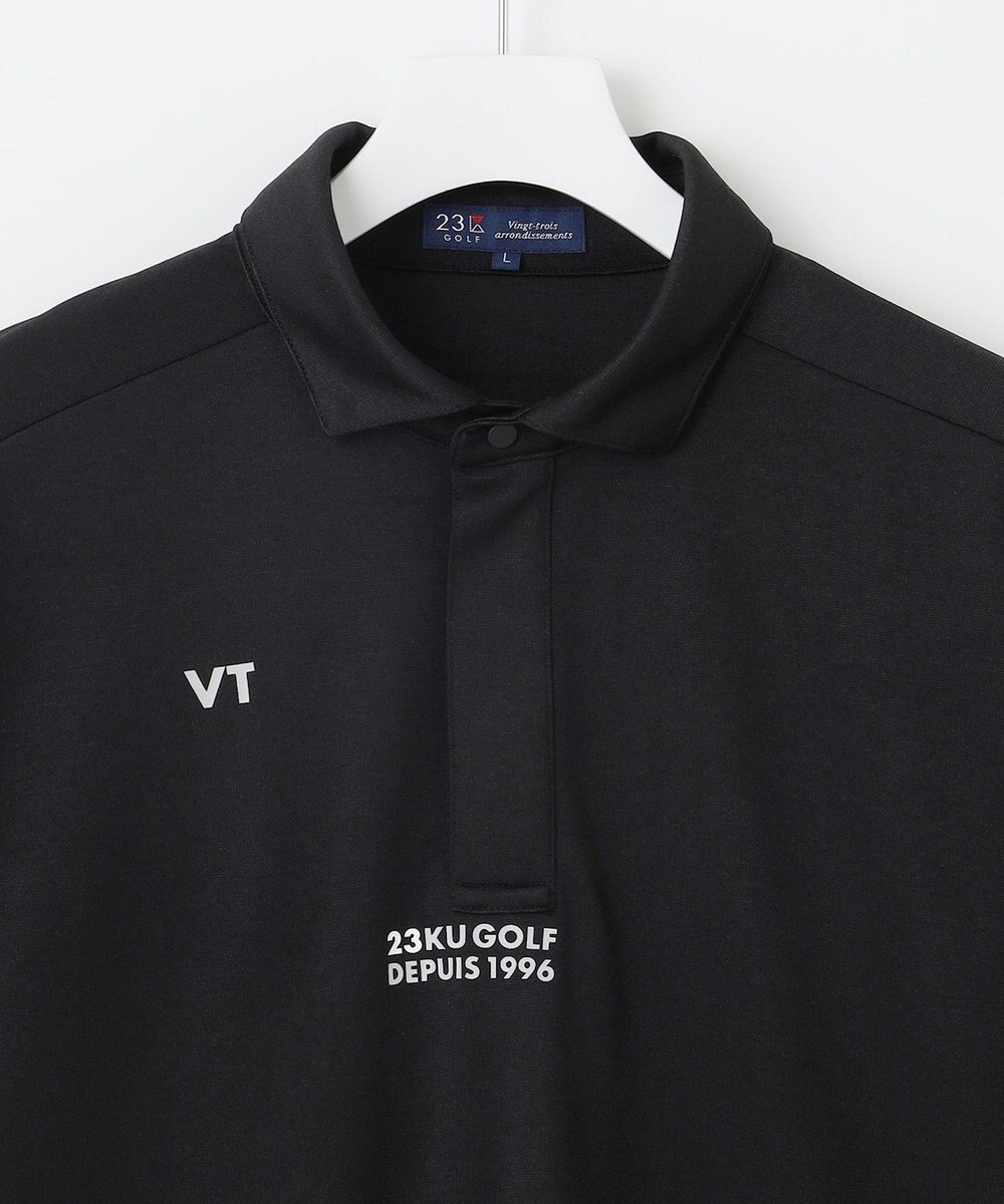 23区GOLF 【MEN】【吸水速乾】ポンチコンビ ポロシャツ 