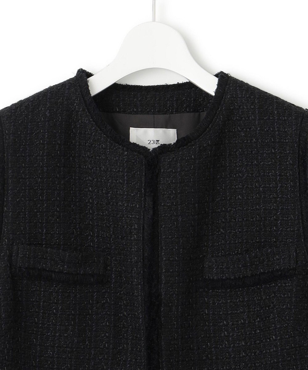 23区 L 【一部店舗限定】ファンシーツイード ジレ 