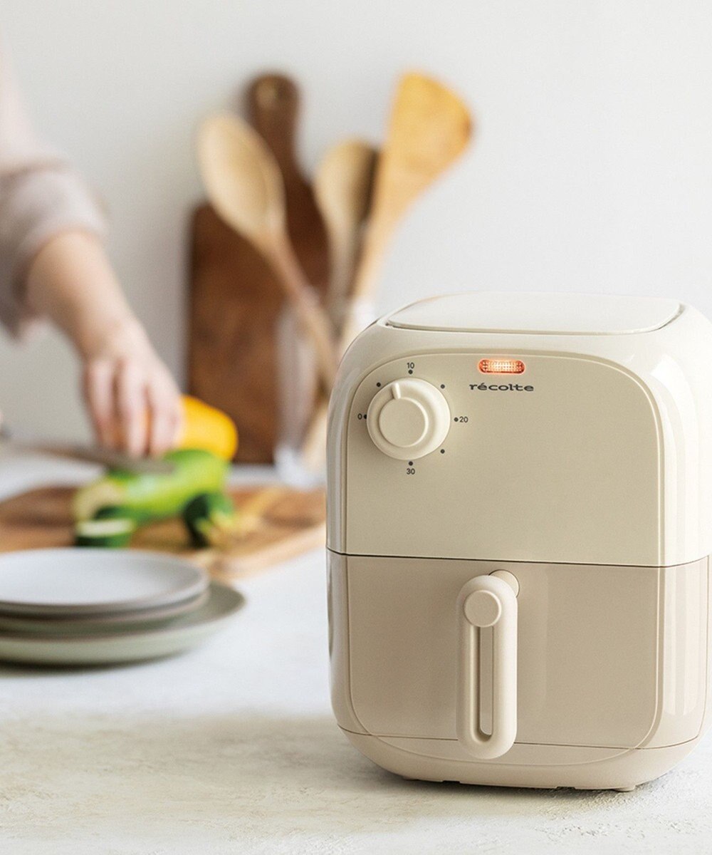 YAMATO テーブル＆キッチン 【レコルト】エアーオーブンミニ  ホワイトベージュ  RAO-2（W) 