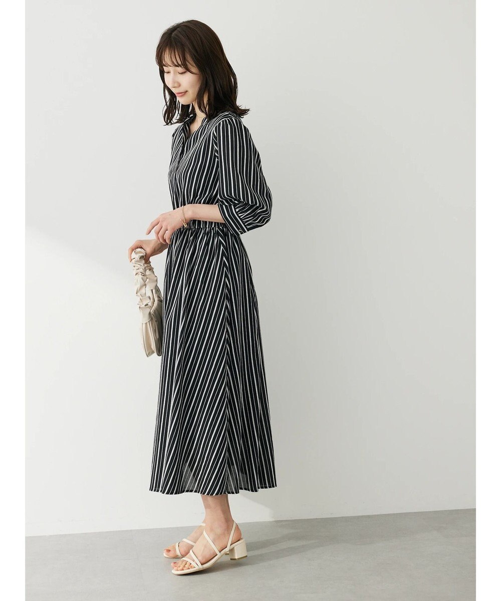 Green Parks ・ＥＬＥＮＣＡＲＥ　ＤＵＥ　ドビーストライプワンピ 