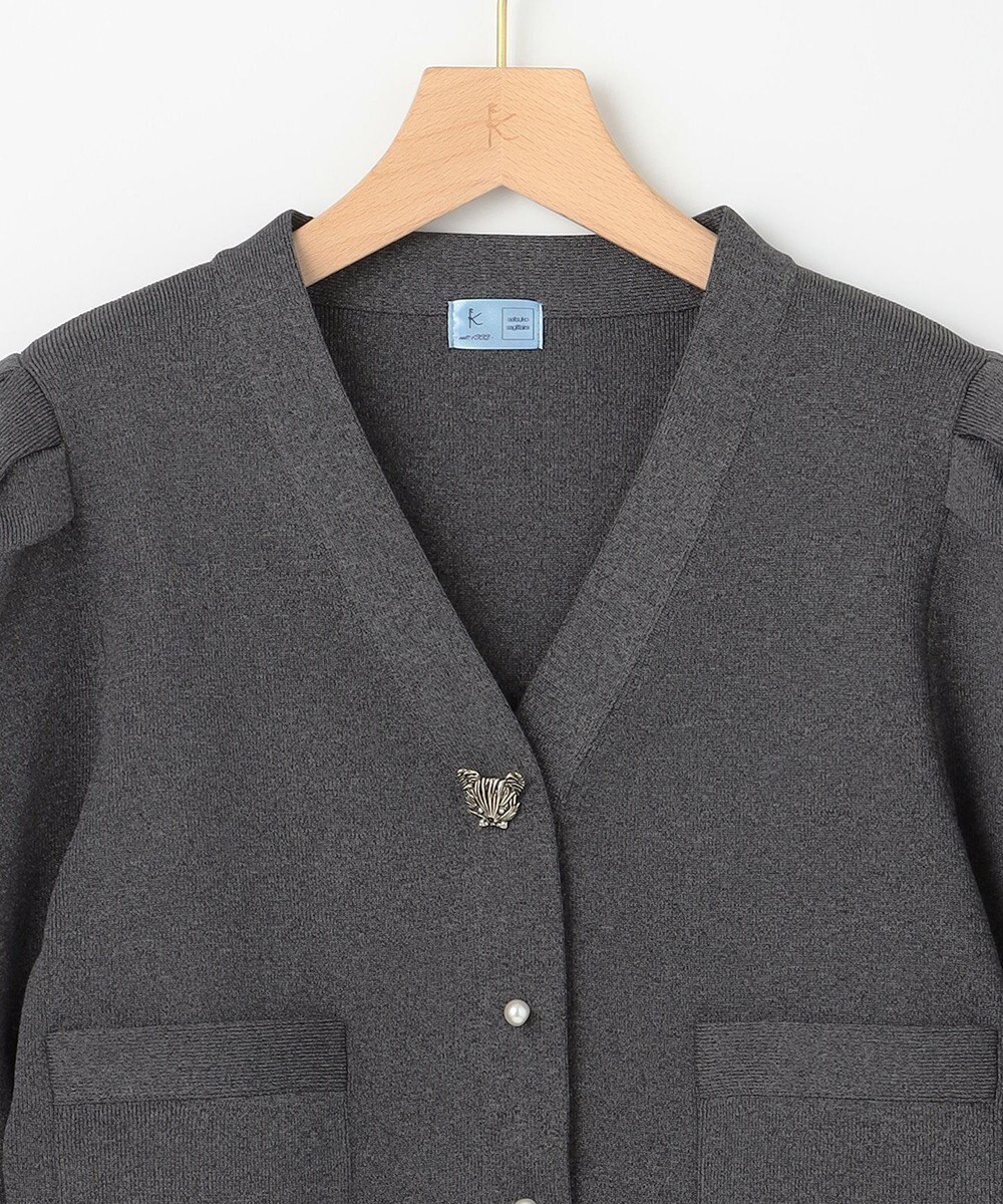 組曲 S 【組曲×setsuko sagittaire】kinakoスポンディッシュ ニットジャケット 