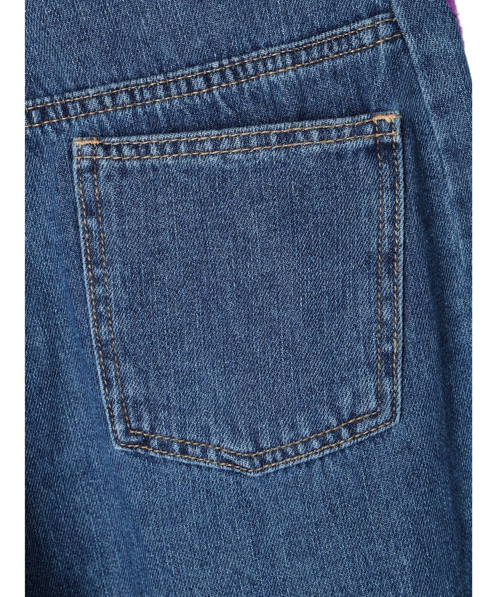 Green Parks ・Ｄｏｕｂｌｅ　Ｆｌａｇｓ　チョウチョ刺繍フレアデニム 