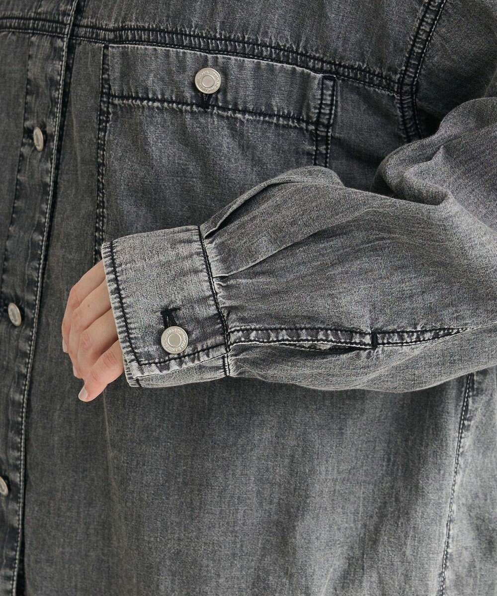 Green Parks シアーデニムシャツＧジャン 