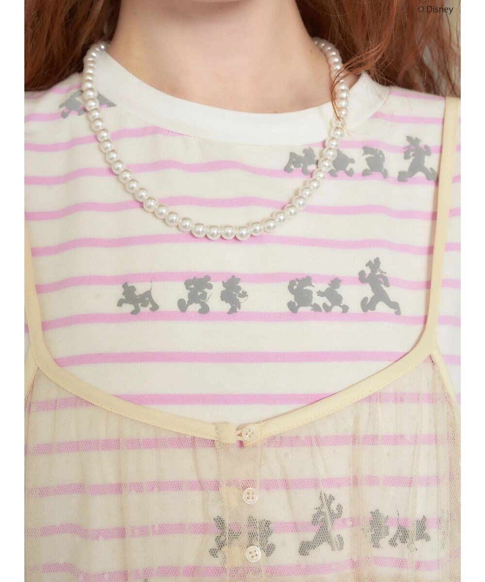 AMERICAN HOLIC 発砲プリントボーダーＴシャツ／Ｄｉｓｎｅｙ 