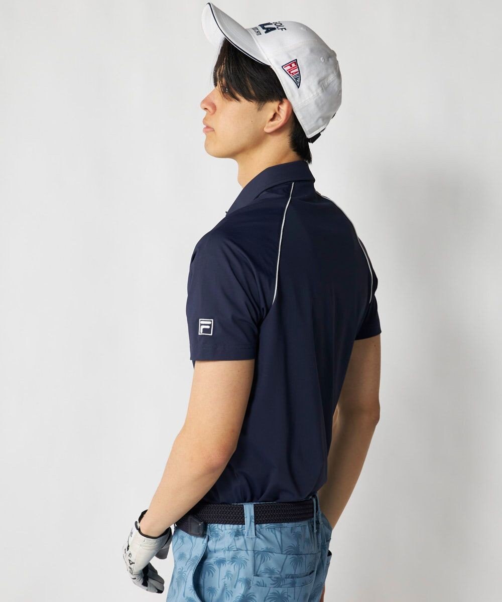 FILA GOLF／marie claire 【FILA GOLF】ラグラン半袖ポロシャツ 