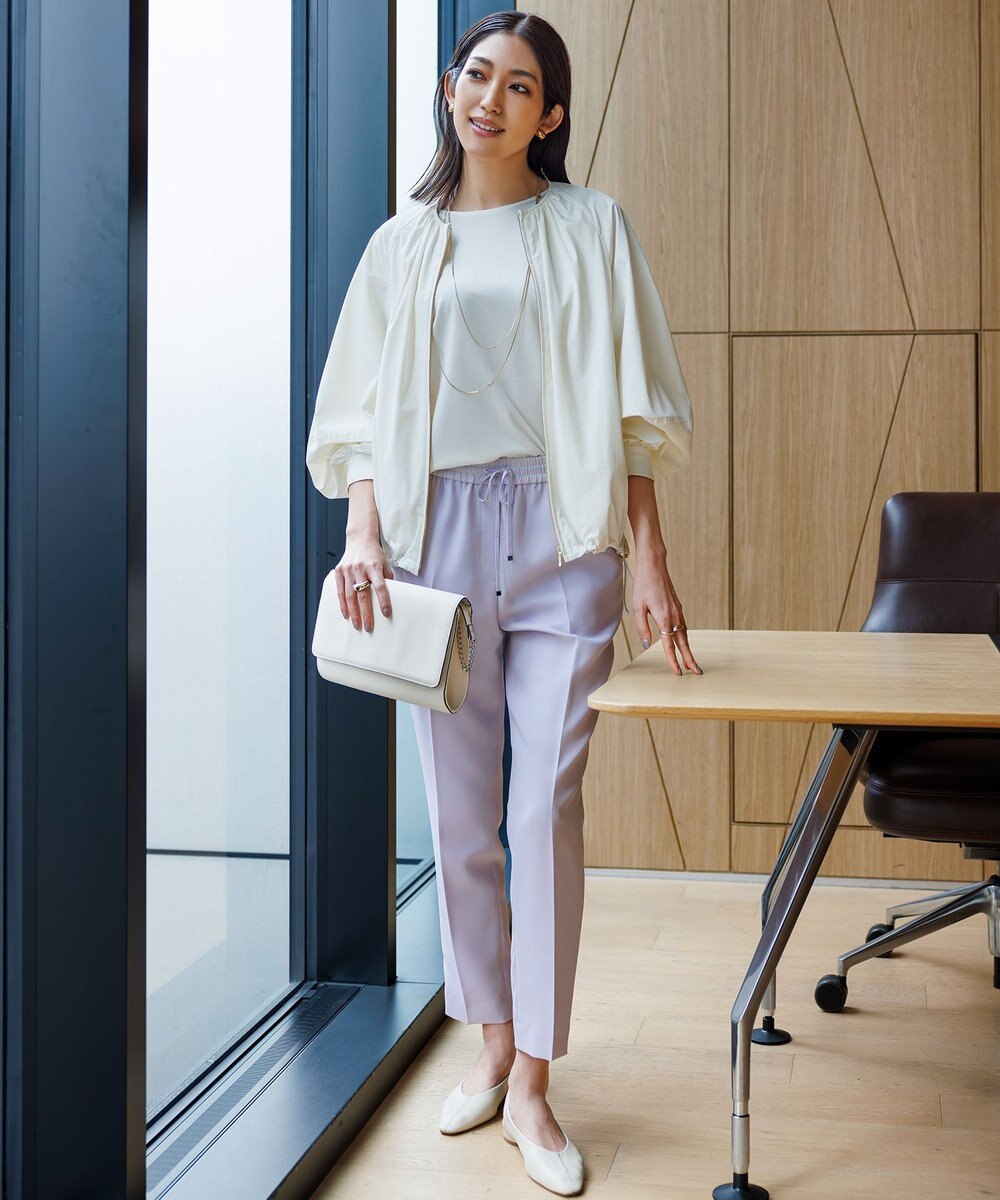 23区 S 【洗える/撥水加工】ナイロン2WAYストレッチ  ブルゾン 