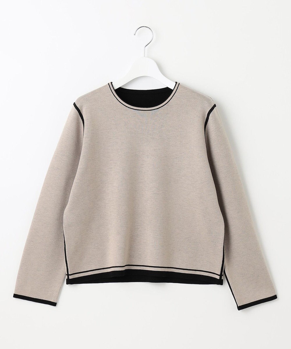 自由区 L 【ご好評につきWEBのみ新色追加/洗える/マルチウェイ】リバーシブルニット セットアップ 