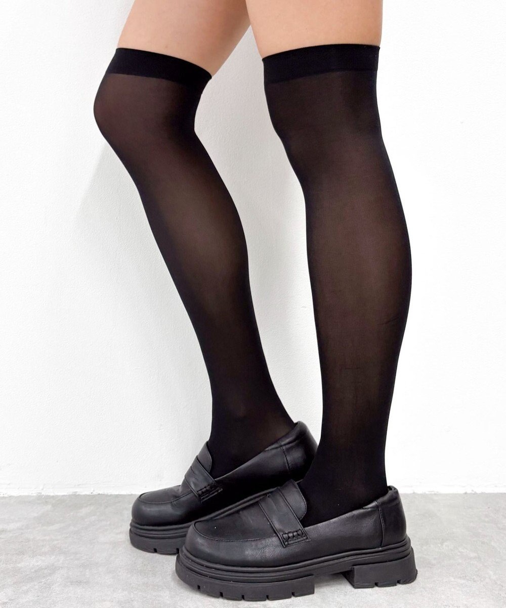 WEGO シアーニーハイソックス 