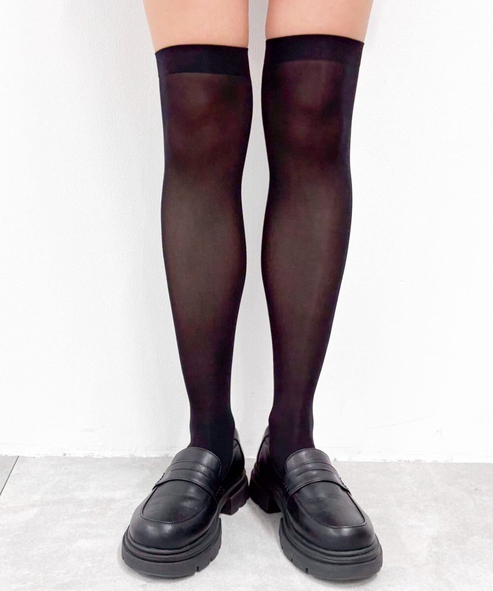 WEGO シアーニーハイソックス 