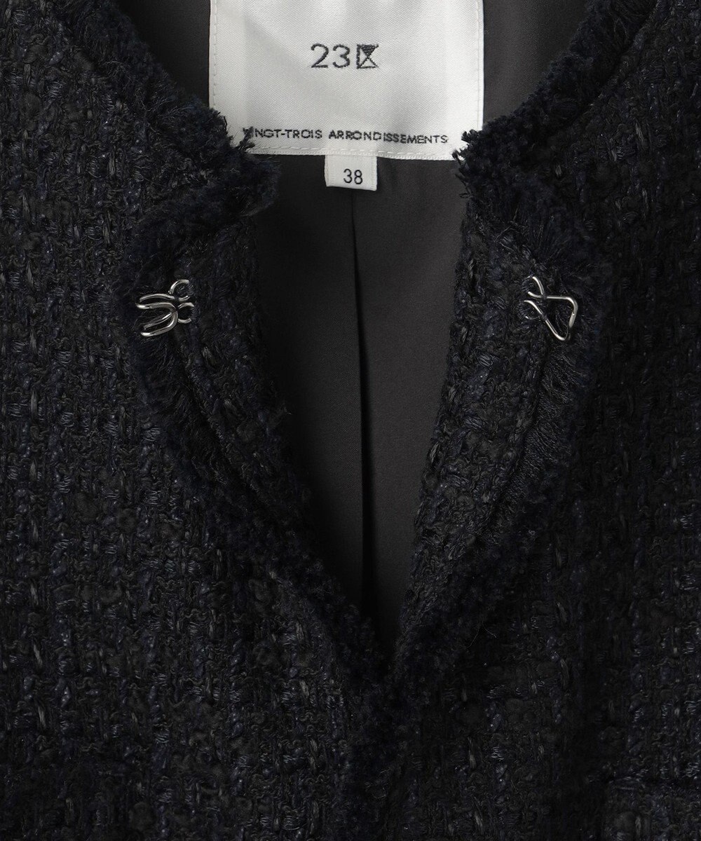 23区 L 【一部店舗限定】ファンシーツイード ジレ 