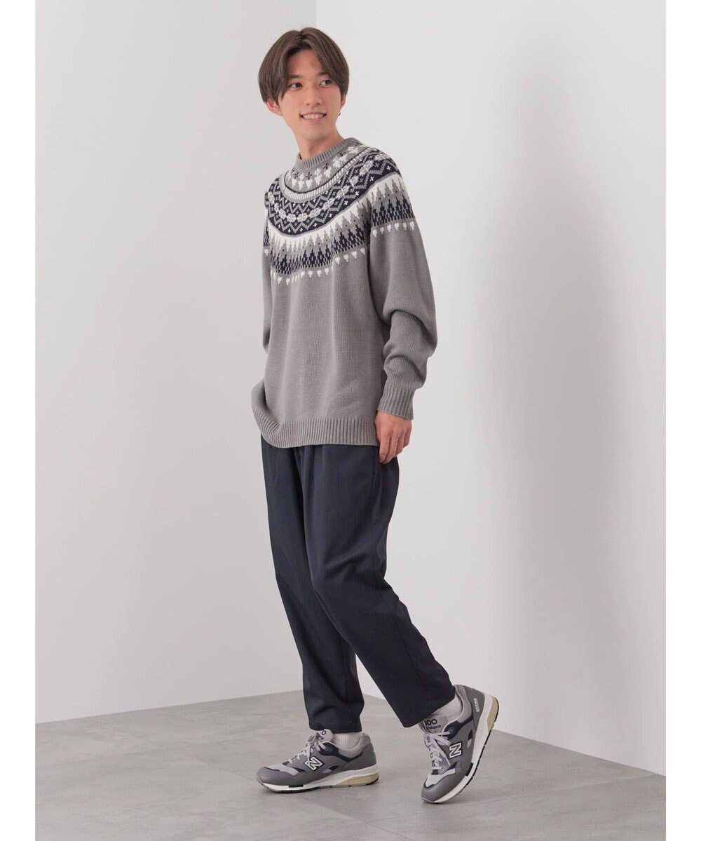 CRAFT STANDARD BOUTIQUE 【男女兼用】求心柄クルーネックニット 