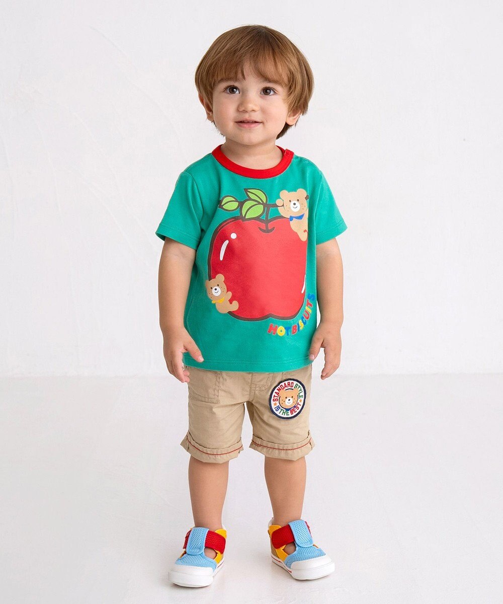 MIKI HOUSE HOT BISCUITS 【80-120cm】 フルーツモチーフ 半袖Tシャツ 