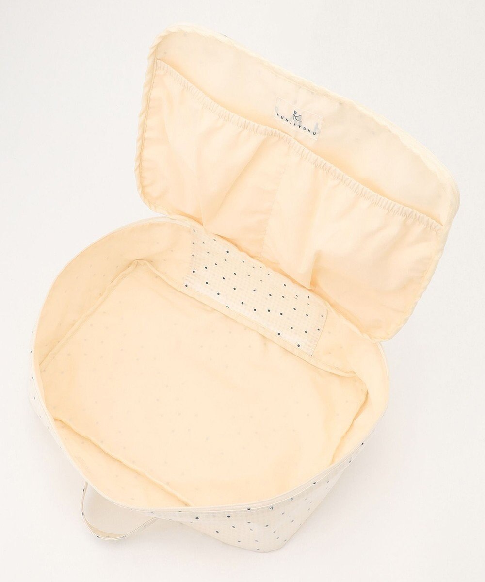 組曲 KIDS gingham K heart トラベルバッグL 