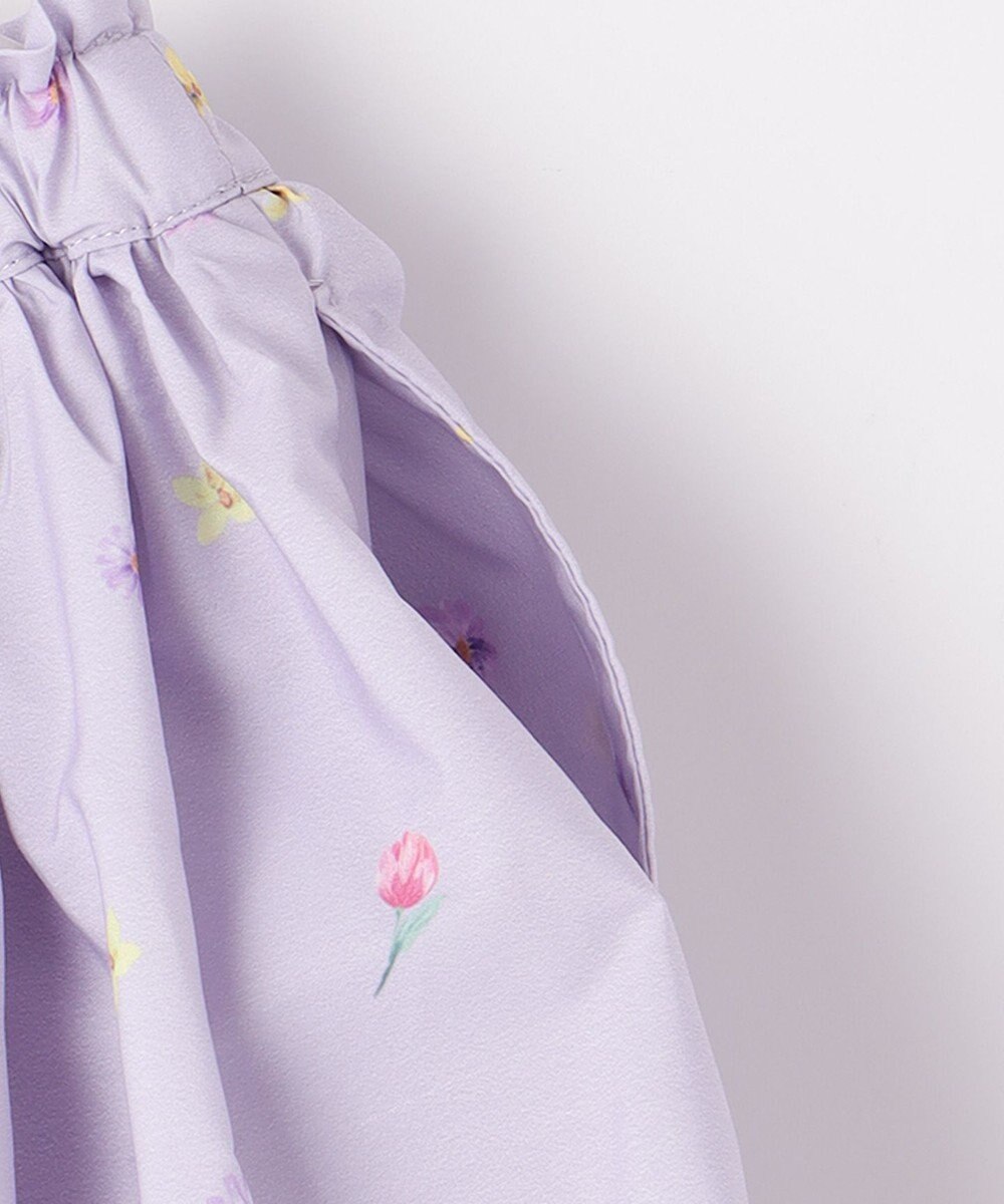 ANY KIDS フラワー ブーケ プリント スカパン 