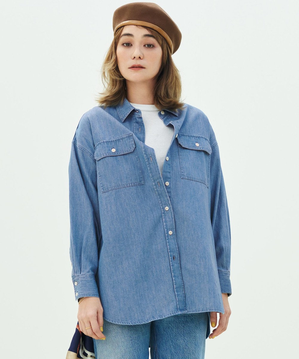 Classy 掲載 23区denim ライトオンス デニム シャツ 23区 ファッション通販 公式通販 オンワード クローゼット Classy 掲載 23区denim ライトオンス デニム シャツ 23区 ファッション通販 公式通販 オンワード クローゼット