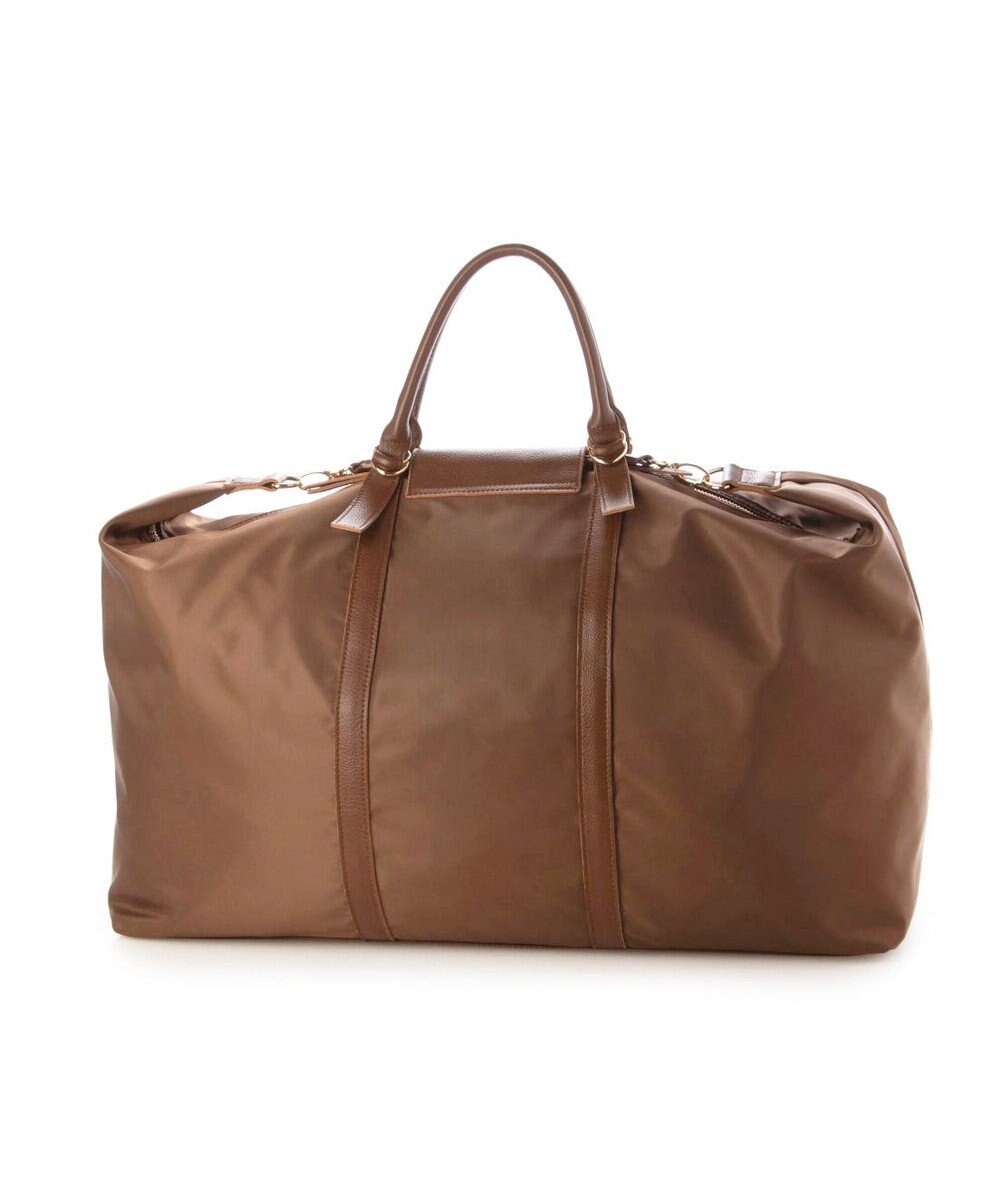 UNBILLION ペルケ perche / ナイロン×牛革かぶせジェムストーン2wayボストンバッグ 