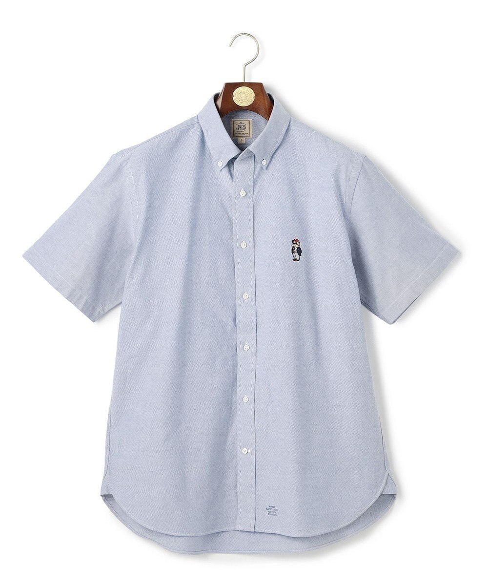 J.PRESS MEN 新デザイン【BULLDOG BOY】オックスフォード 半袖シャツ / B.D. 