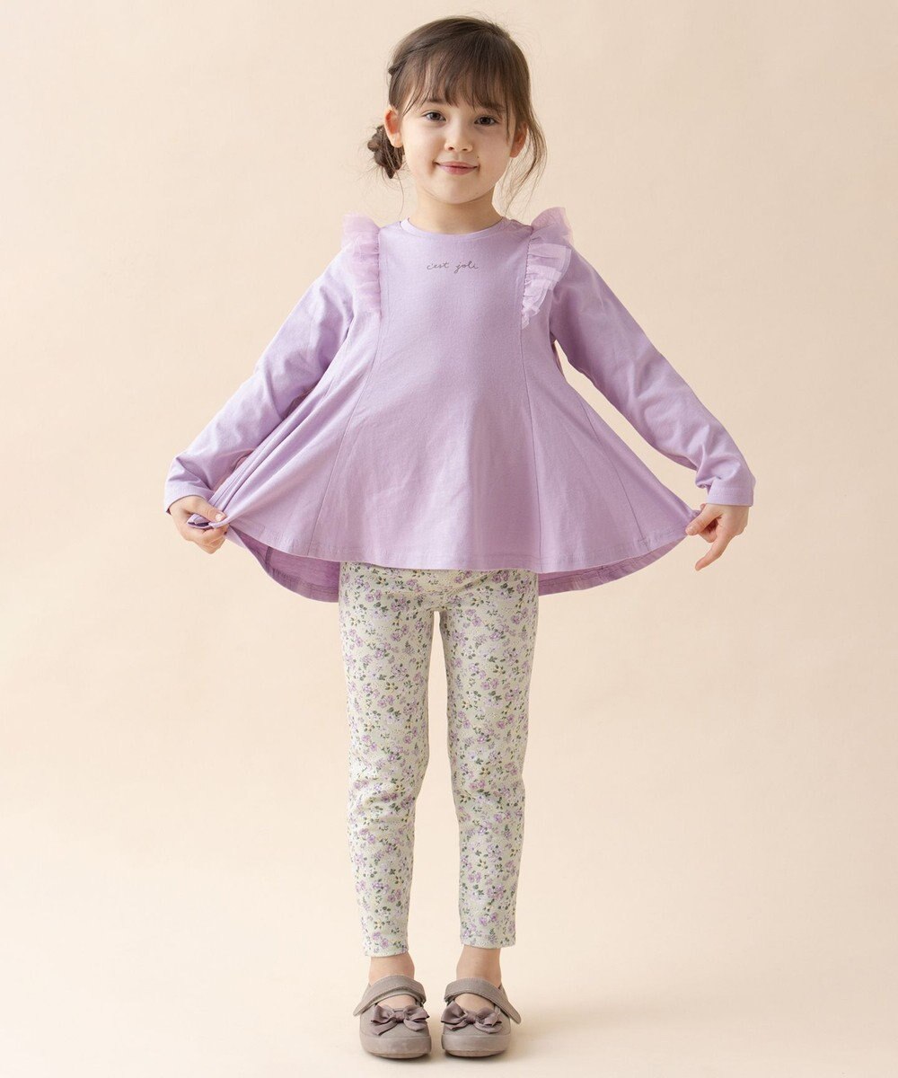 ANY KIDS フレアシルエット 長袖 Tシャツ 