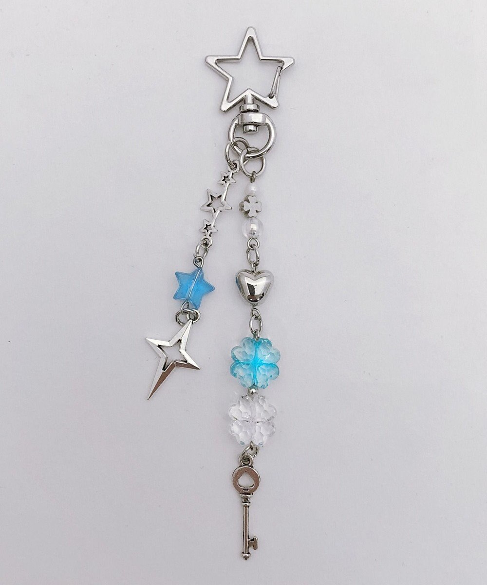 WEGO スタークローバービーズキーホルダー 