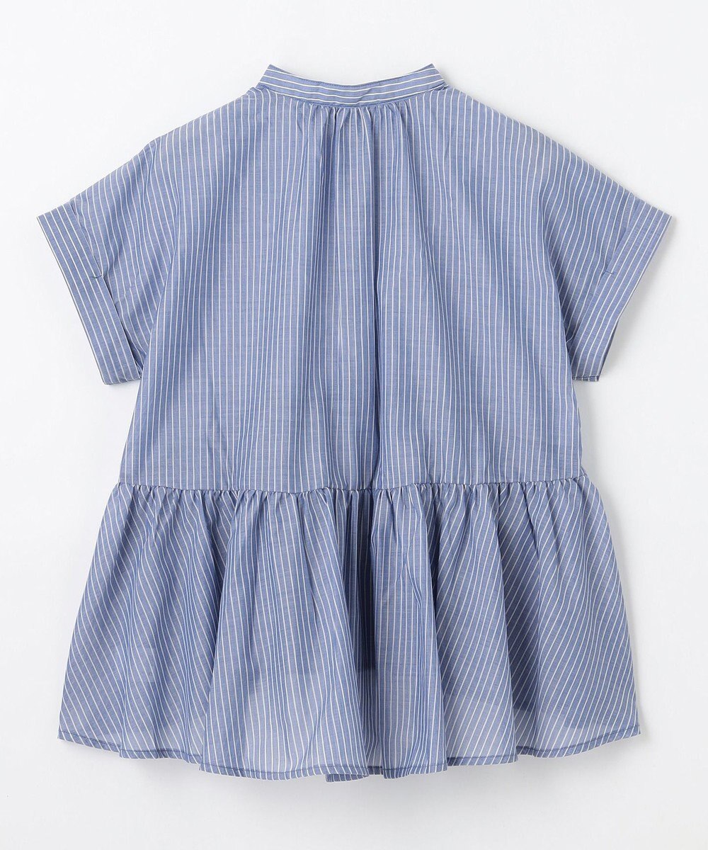 ANY 半袖ティアードブラウス 