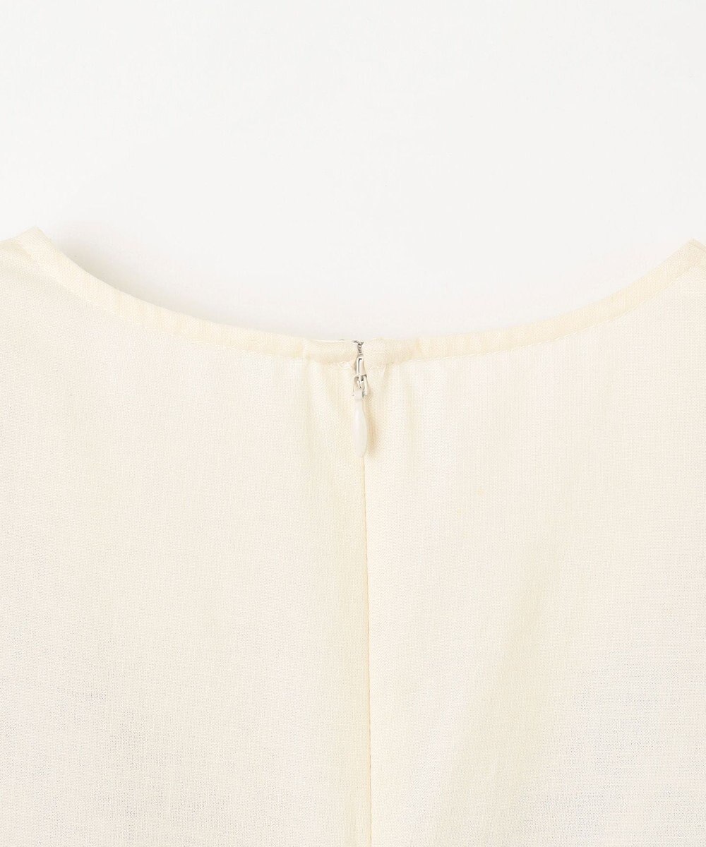 GRACE CONTINENTAL バイカラー刺繍コットンワンピース 