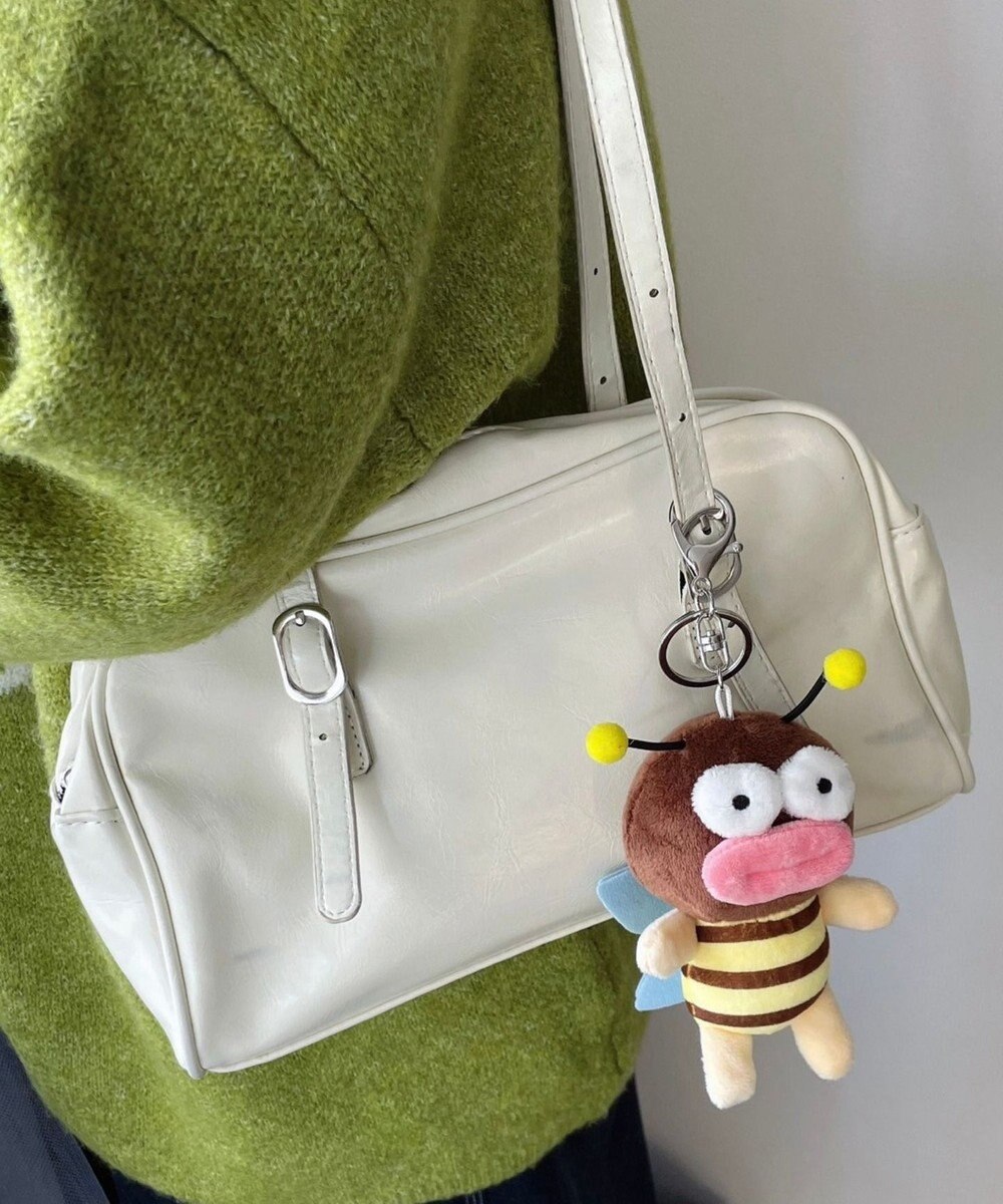 WEGO スリムたらこみつばちぬいぐるみキーホルダー 