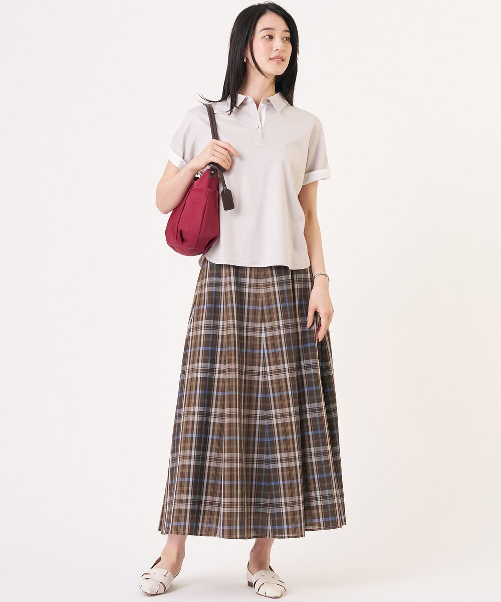 J.PRESS LADIES 【一枚で着映え・シーンレスに活躍】ポロ カットソー 