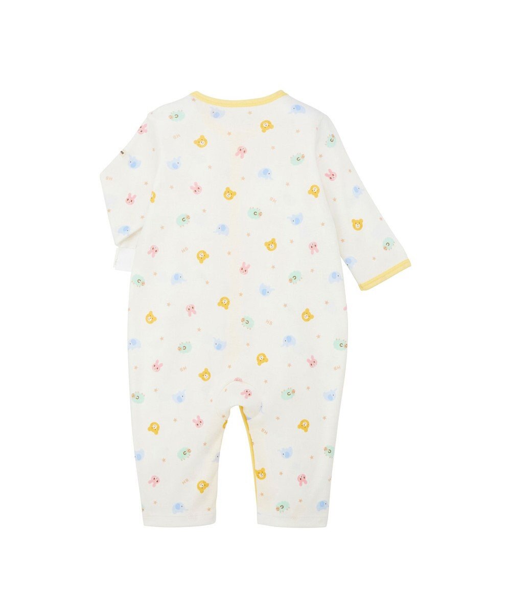 MIKI HOUSE HOT BISCUITS 【60-80cm】 フライス素材 カバーオール肌着 