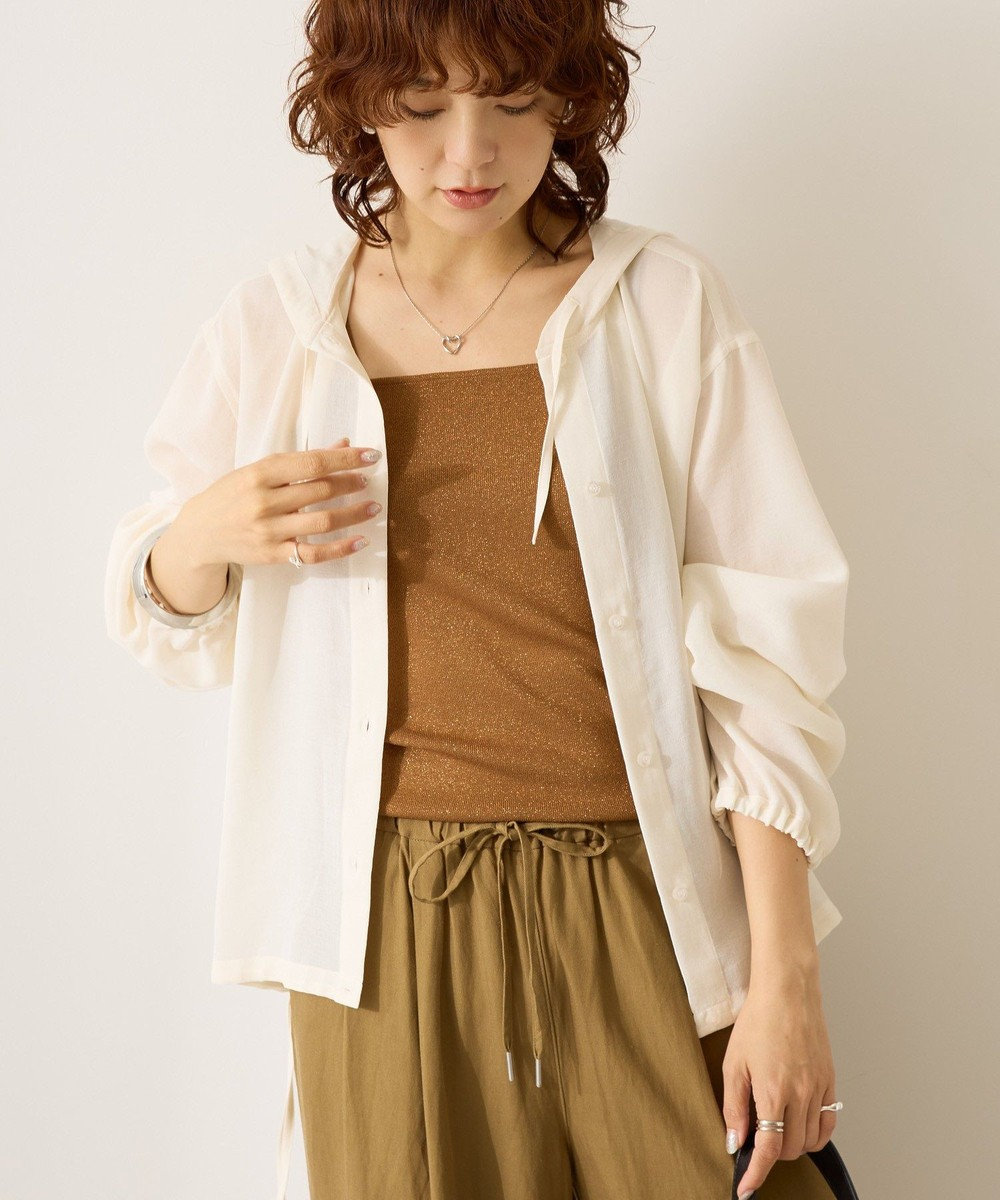 AMERICAN HOLIC シアーフーディーシャツ 