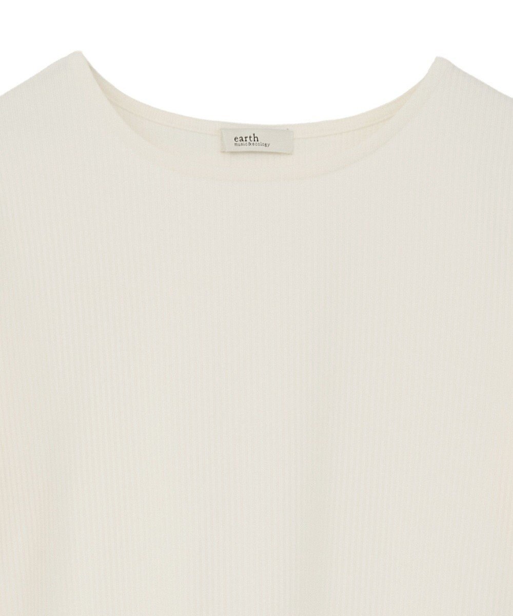 earth music&ecology 【吸湿発熱】あったかフェミニンインナー（袖レース） 